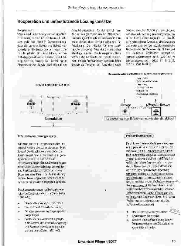 Vorschauseite 4: Lernortkooperation - neue gesetzliche Regelungen und Implementierung