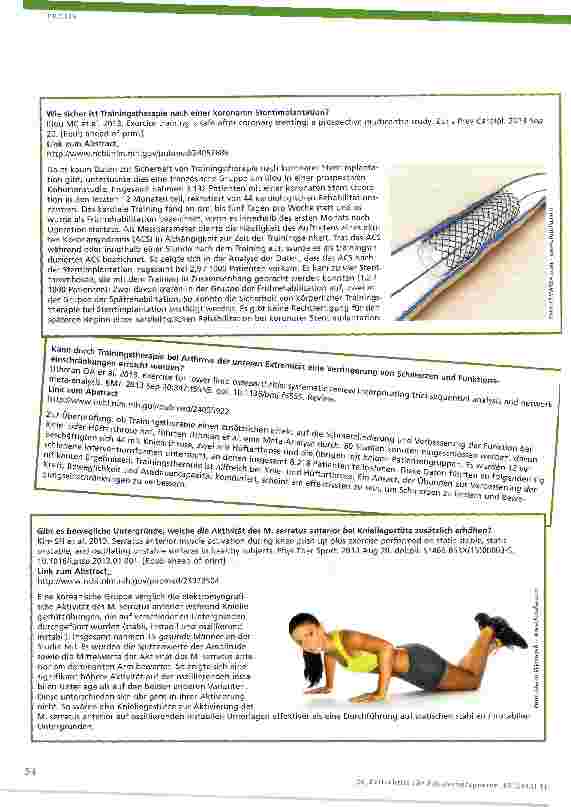 Vorschauseite 3: Evidenz-Update für die Physiotherapie