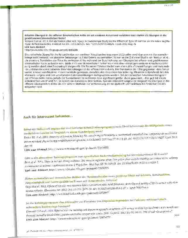 Vorschauseite 4: Evidenz-Update für die Physiotherapie