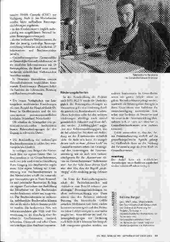 Vorschauseite 4: Patientenberatung in Deutschland