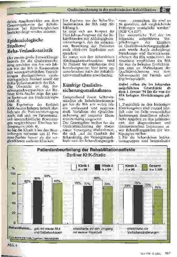 Vorschauseite 3: Qualitätssicherung in der medizinischen Rehabilitation