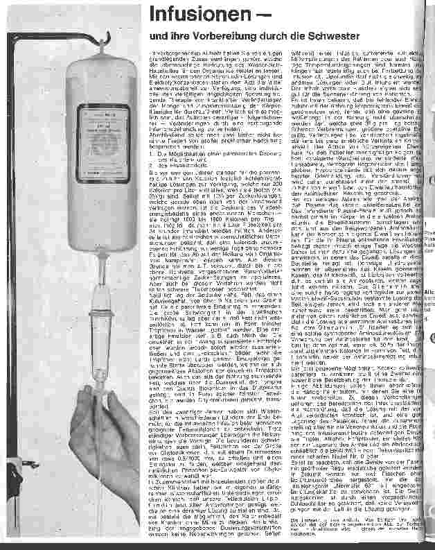 Vorschauseite 1: Infusionenund ihre Vorbereitung durch die Schwester