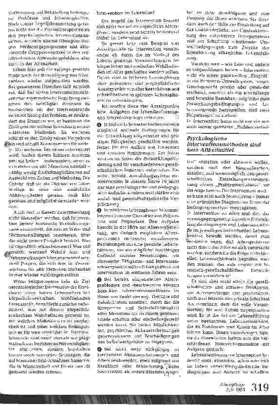 Vorschauseite 2: Grenzen psychologischer Intervention in der Altenhilfe