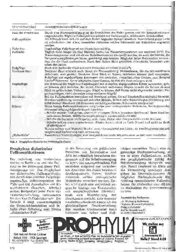 Vorschauseite 5: Fußkomplikationen bei Diabetes Mellitus
