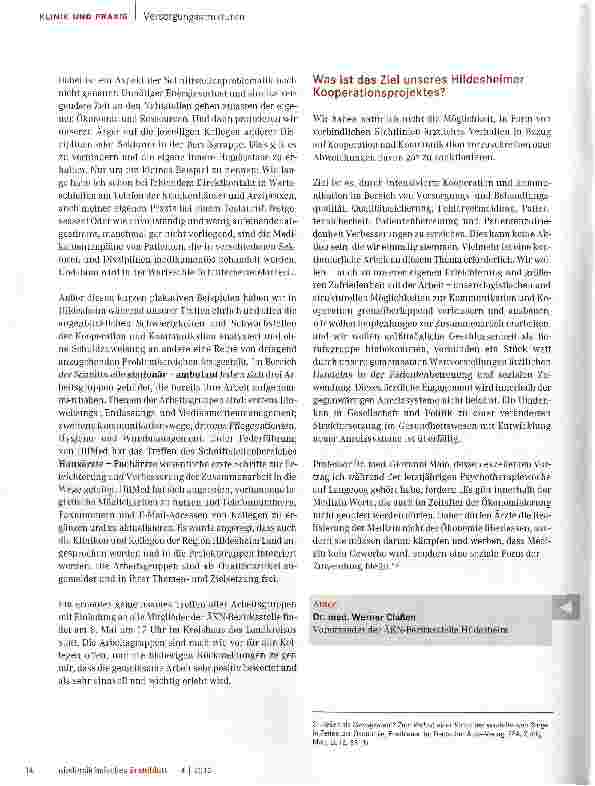 Vorschauseite 3: Das Hildesheimer Kooperationsprojekt