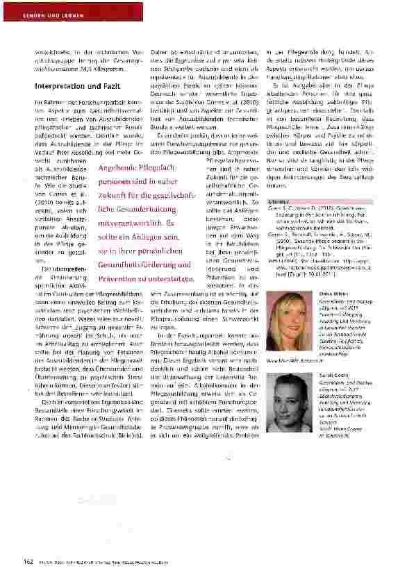 Vorschauseite 4: Gewichtsveränderung in der Berufsausbildung: Wo besteht Handlungsbedarf?