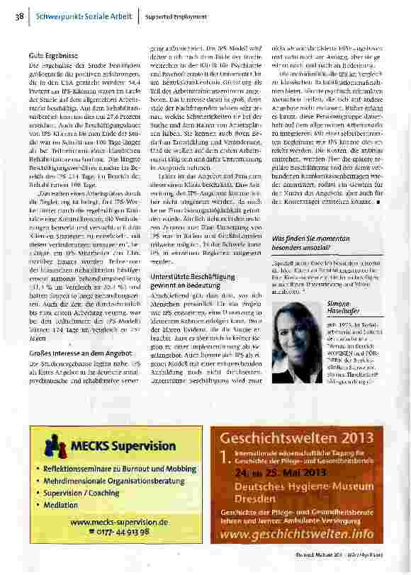 Vorschauseite 3: Supported Employment