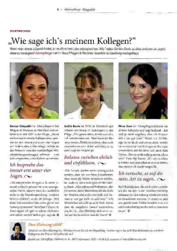 Vorschauseite 1: Wie sage ichs meinem Kollegen?