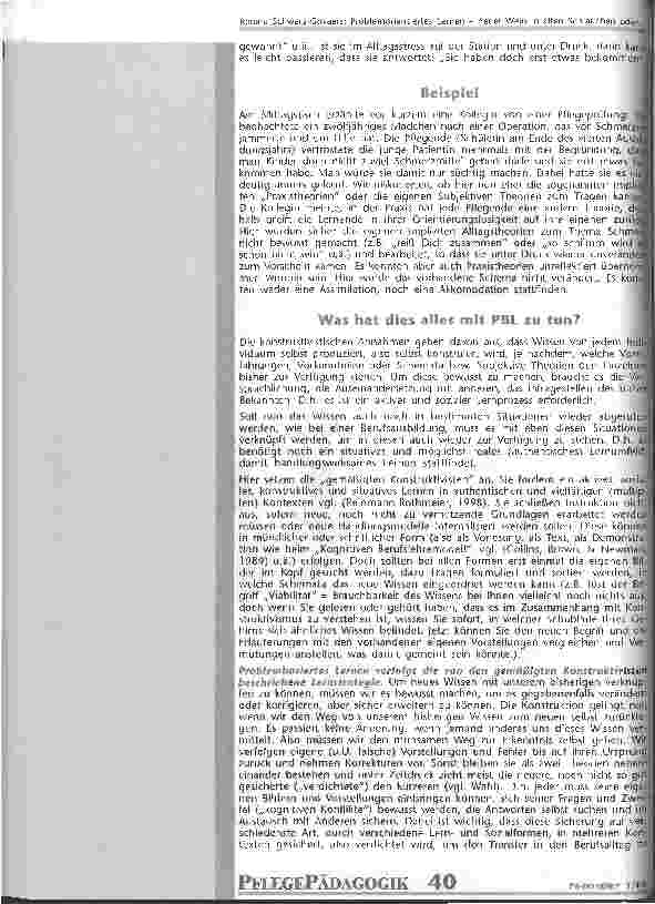 Vorschauseite 5: Problemorientiertes Lernen - neuer Wein in alten Schläuchen oder eher alter Wein in neuen Schläuchen?