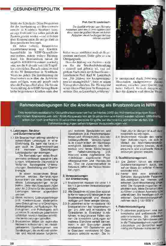 Vorschauseite 2: Das Krankenhaus als Generalübernehmer? Disease Management Programme