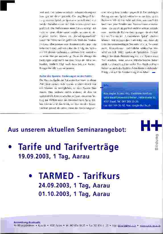 Vorschauseite 2: Für eine Kultur des Sparens