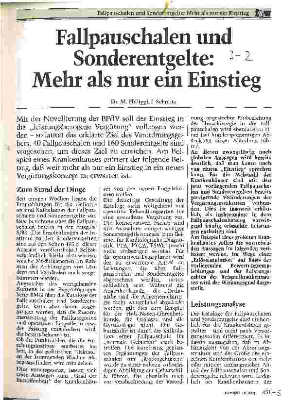 Vorschauseite 1: Fallpauschalen und Sonderentgelte: Mehr als nur ein Einstieg