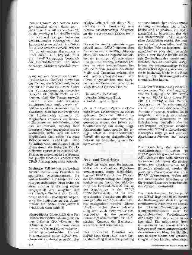 Vorschauseite 5: BIPAP und respiratorisches Umfeld