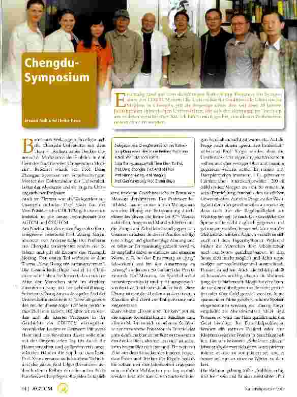 Vorschauseite 1: Chengdu-Symposium