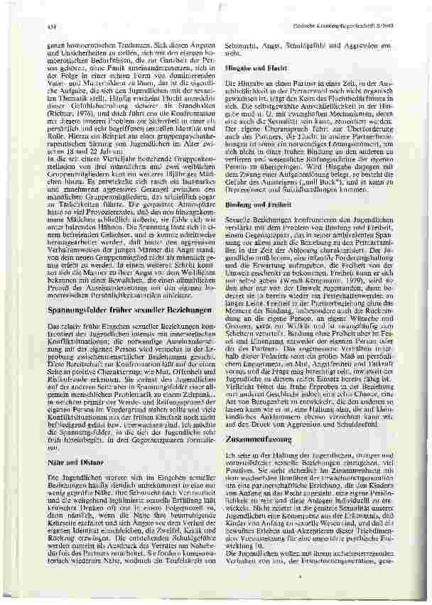Vorschauseite 4: Jugendliche und Sexualität