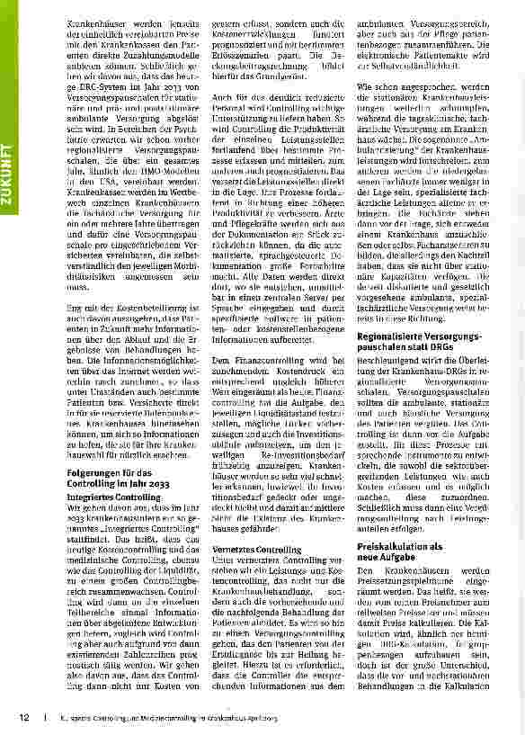 Vorschauseite 3: Controlling im Jahr 2033