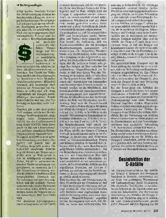 Vorschauseite 2: Klassifikation der Abfälle