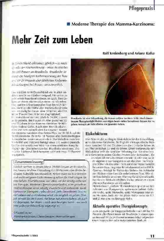 Vorschauseite 1: Mehr Zeit zum Leben