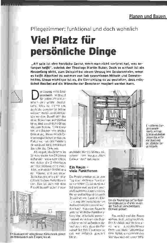 Vorschauseite 1: Viel Platz für persönliche Dinge