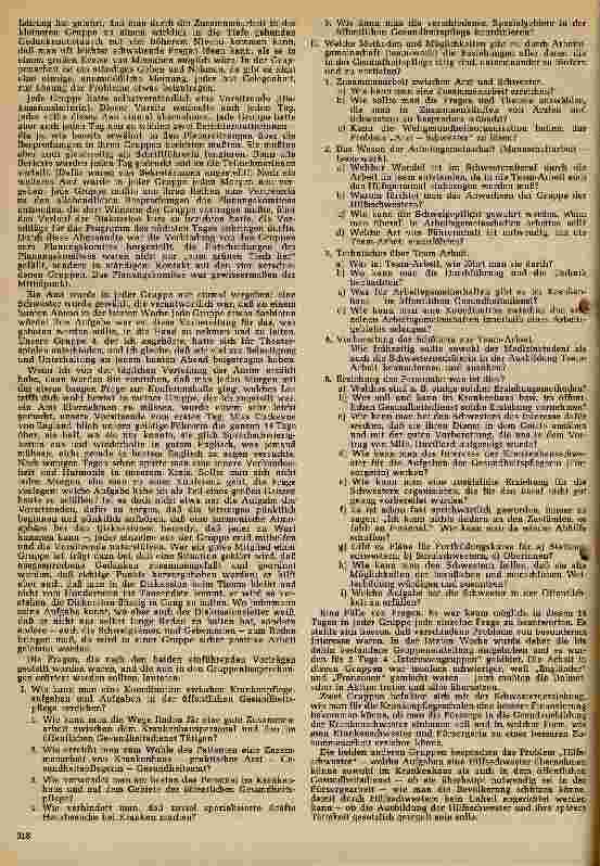 Vorschauseite 3: Europäische Schwesternkonferenz in Mont Pelerin sur Vevey/Genfer See vom 4.-17.Okt. 1953