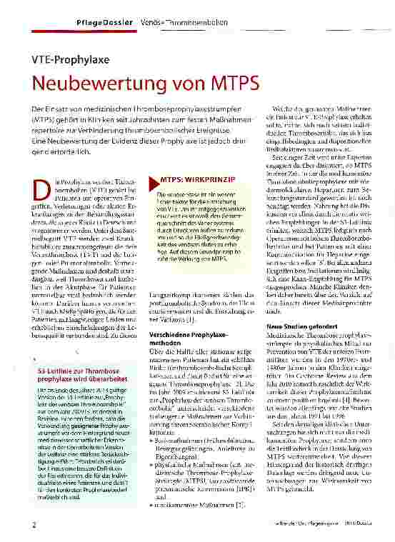 Vorschauseite 1: Neubewertung von MTPS