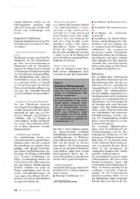 Vorschauseite 2: Grundlagen zur Evaluation des Fallmanagements einer Krankenversicherung