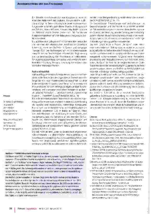 Vorschauseite 3: Vergleich europäischer Standards und der deutschen Ausbildungssituation zur Primärqualifikation
