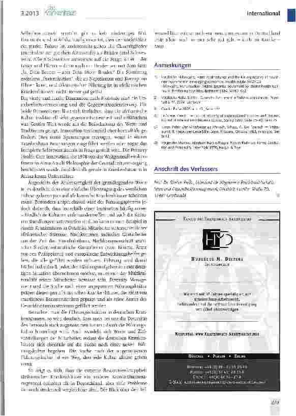Vorschauseite 5: Krankenhausmanagement in Afrika -ganz anders und doch ähnlich