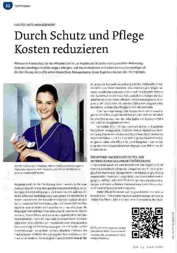 Vorschauseite 1: Durch Schutz und Pflege Kosten reduzieren