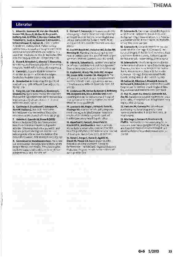 Vorschauseite 5: Deutschlands Zukunft durch Qualität der Medizin gestalten?