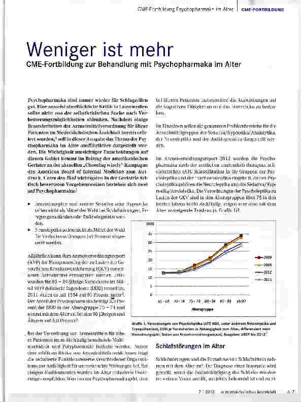 Vorschauseite 1: Weniger ist mehr