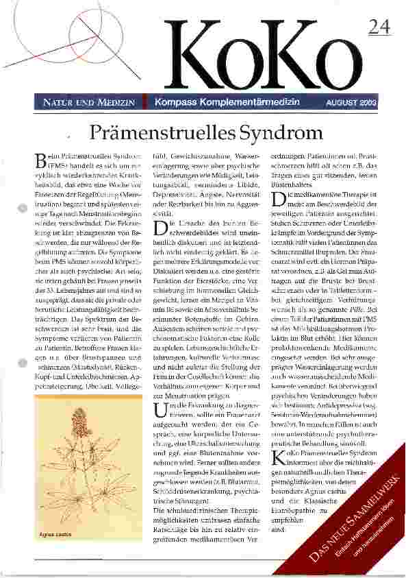 Vorschauseite 1: Prämenstruelles Syndrom