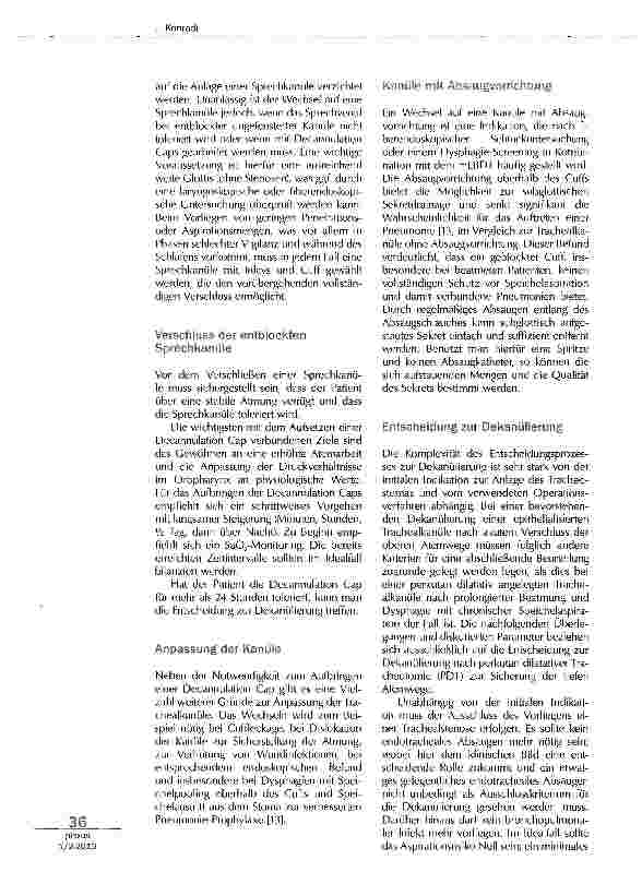 Vorschauseite 3: Dekanülierungsmanagement bei dysphagischen Patienten