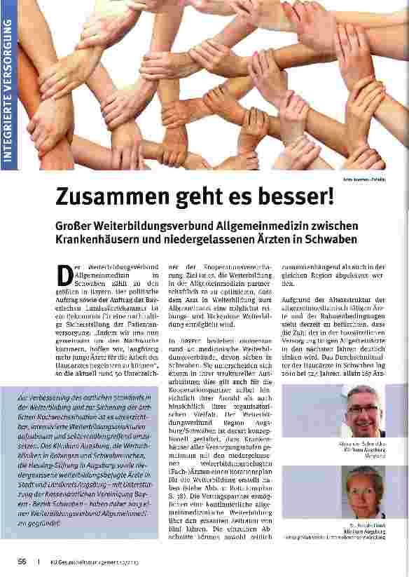 Vorschauseite 1: Zusammen geht es besser!