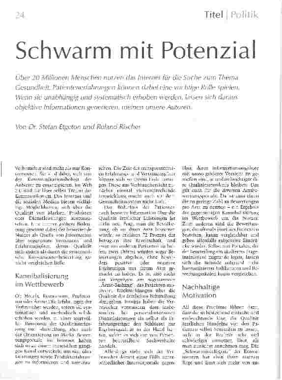 Vorschauseite 1: Schwärm mit Potenzia