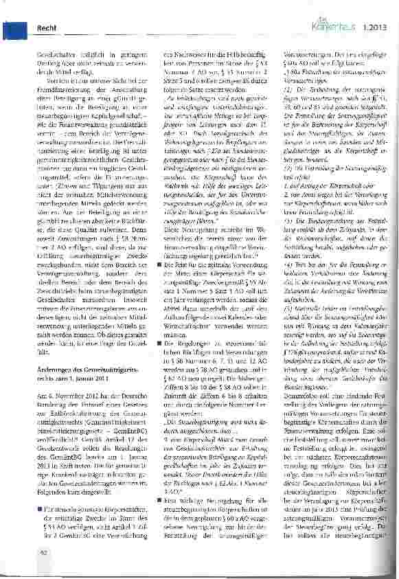 Vorschauseite 2: Neues aus dem Gemeinnützigkeitsrecht für Krankenhäuser