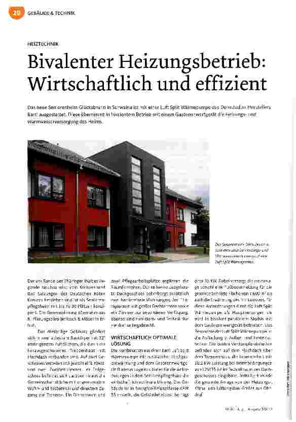 Vorschauseite 1: Bivalenter Heizungsbetrieb: Wirtschaftlich und effizient