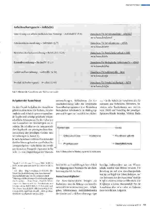 Vorschauseite 2: Beratende Ausschüsse beim Bundesministerium für Arbeit und Soziales
