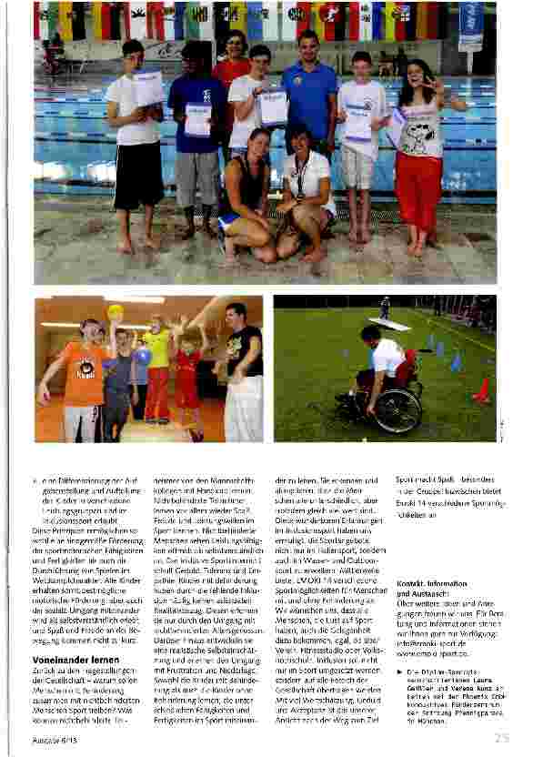 Vorschauseite 2: EMOKI-Sport für alle!