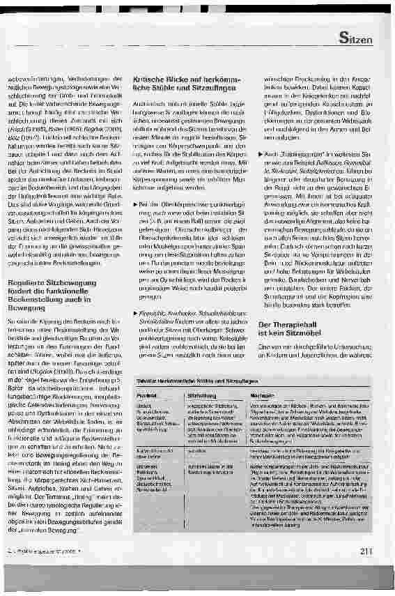 Vorschauseite 3: Sitzen als neuro-funktionelles Problem