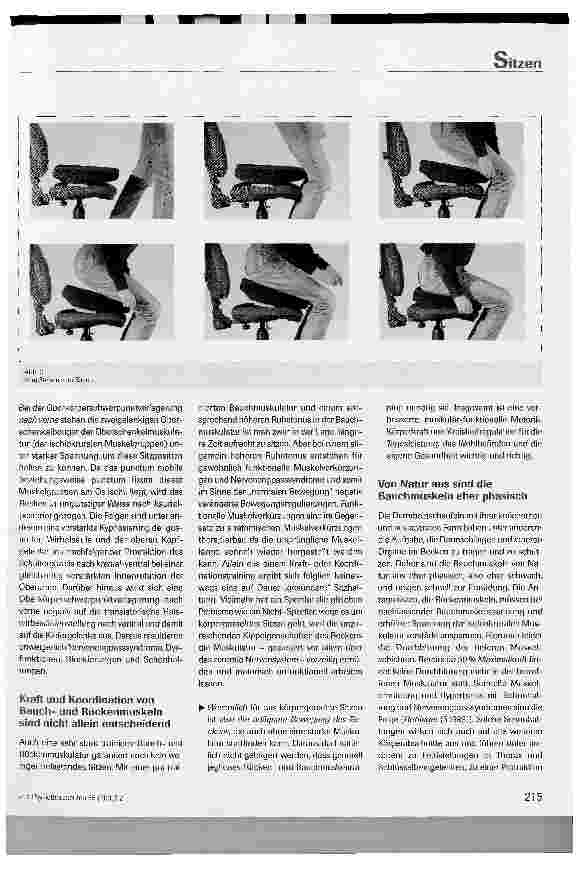 Vorschauseite 6: Sitzen als neuro-funktionelles Problem