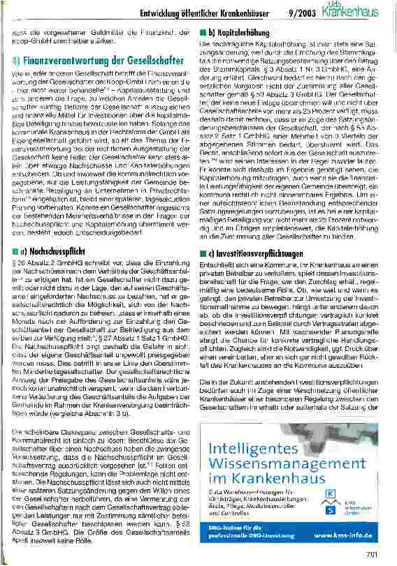 Vorschauseite 4: Verschmelzung oder Veräußerung öffentlicher Krankenhäuser? Aspekte des Kommunal-, des Gesellschaftsund des Vergaberechts
