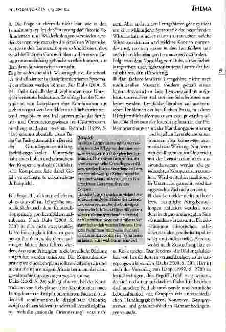 Vorschauseite 6: Der Lernfeldansatz - eine kritische Auseinandersetzung