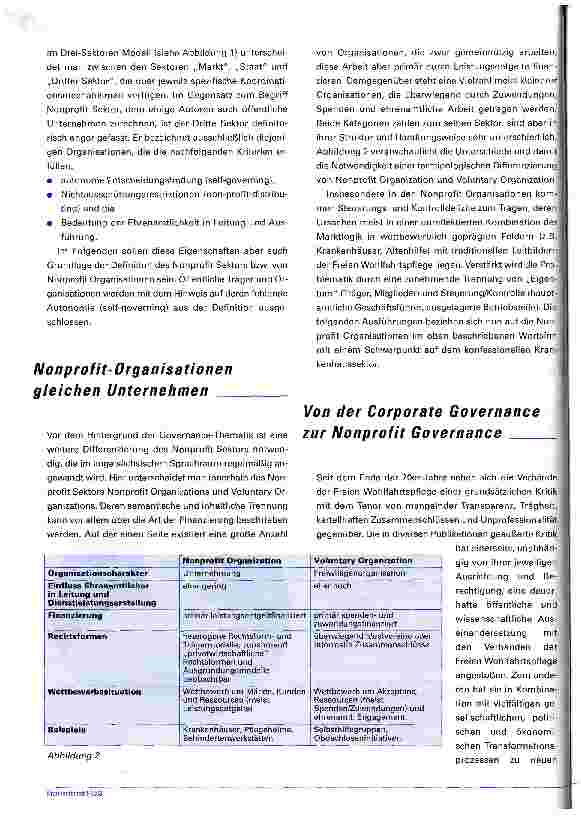 Vorschauseite 2: Governance im Nonprofit-Bereich Ein Forschungsprojekt über konfessionelle Krankenhausorganisationen
