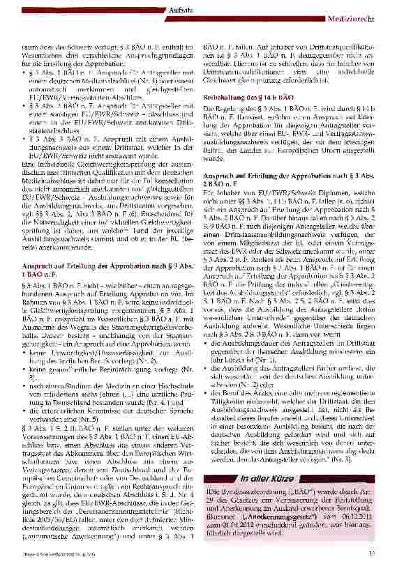 Vorschauseite 2: Anerkennung der Auslandsqualifikation von medizinischen Fachkräften