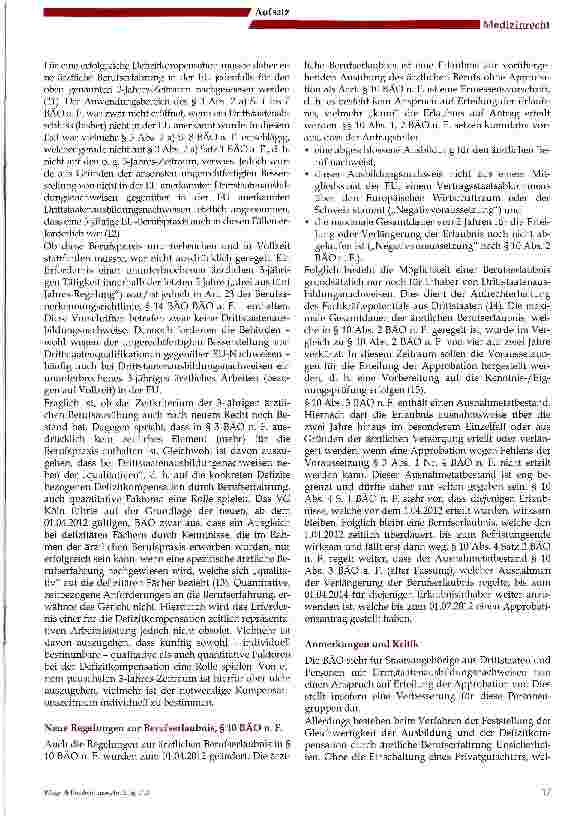 Vorschauseite 4: Anerkennung der Auslandsqualifikation von medizinischen Fachkräften