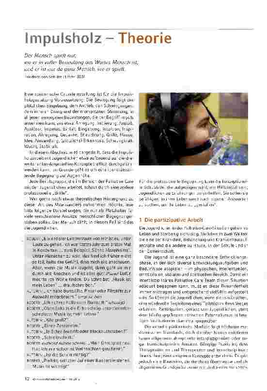 Vorschauseite 1: Impulsholz - Theorie