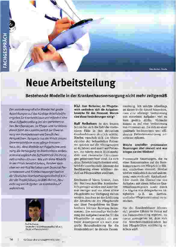 Vorschauseite 1: Neue Arbeitsteilung