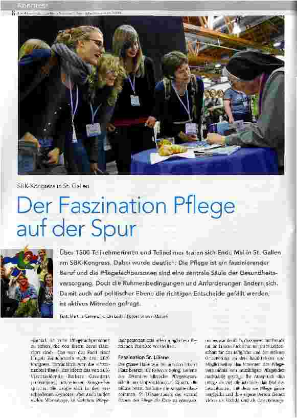Vorschauseite 1: Der Faszination Pflege auf der Spur