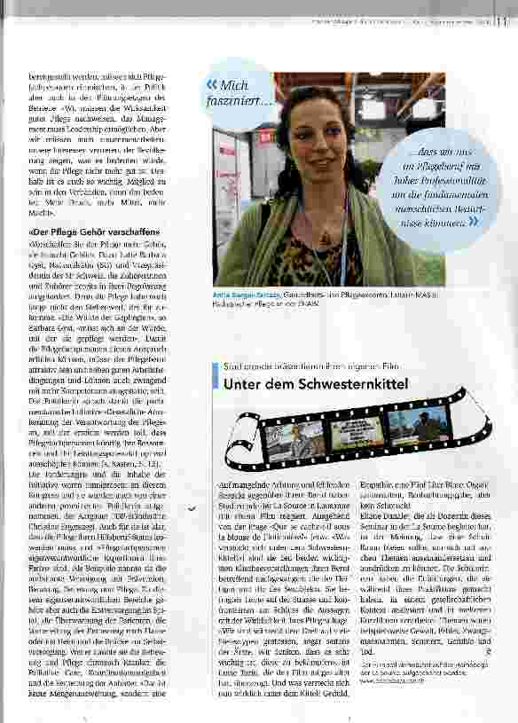 Vorschauseite 4: Der Faszination Pflege auf der Spur